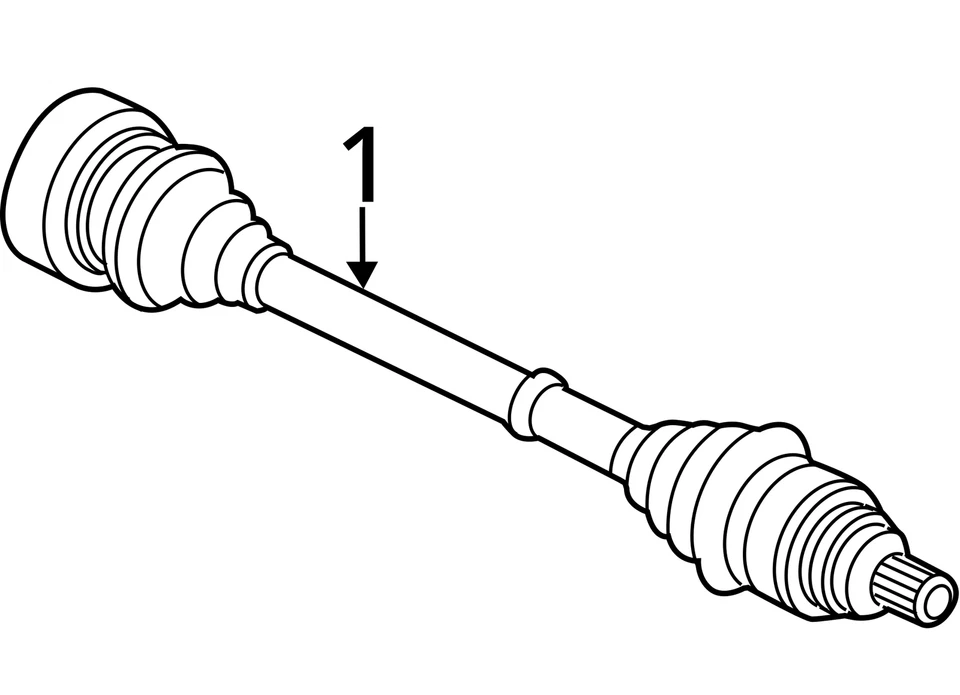 Eje trasero compatible con 09-12 AUDI Q5 634715 Foto 4 de 4