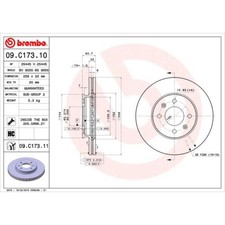 Disque de frein Kia RIO