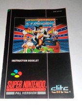 Striker SNES Super Nintendo Game Instruction Manual Booklet Only