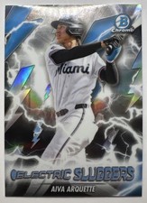 2026 Bowman Baseball Aiva Arquette Electric Sluggers #ES-21 Miami Marlins