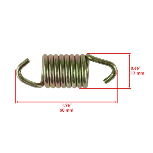 6x Exhaust Spring For Polaris Ranger XP 900 2013-2015 - Bild 2 von 7