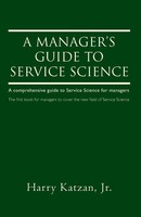 A Manager's Guide To Service Science Jr. Harry Katzan Taschenbuch Englisch 2008