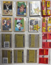 (39) 1987 Topps Baseball Sealed Rack Packs, Bonds RC, Bo Jackson visible 🔥🔥⚾️