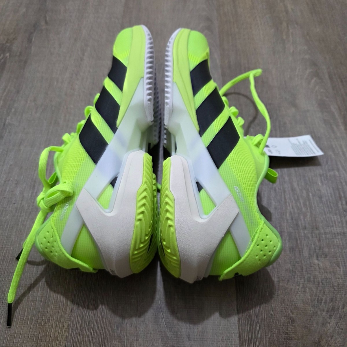 Adidas Adizero Ubersonic 5 Mens Size 8 Signal Green Black Tennis