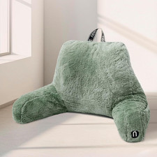 Cuscino Da Lettura in Pelliccia, Elegante Cuscino per La Schiena per Letto Sedut