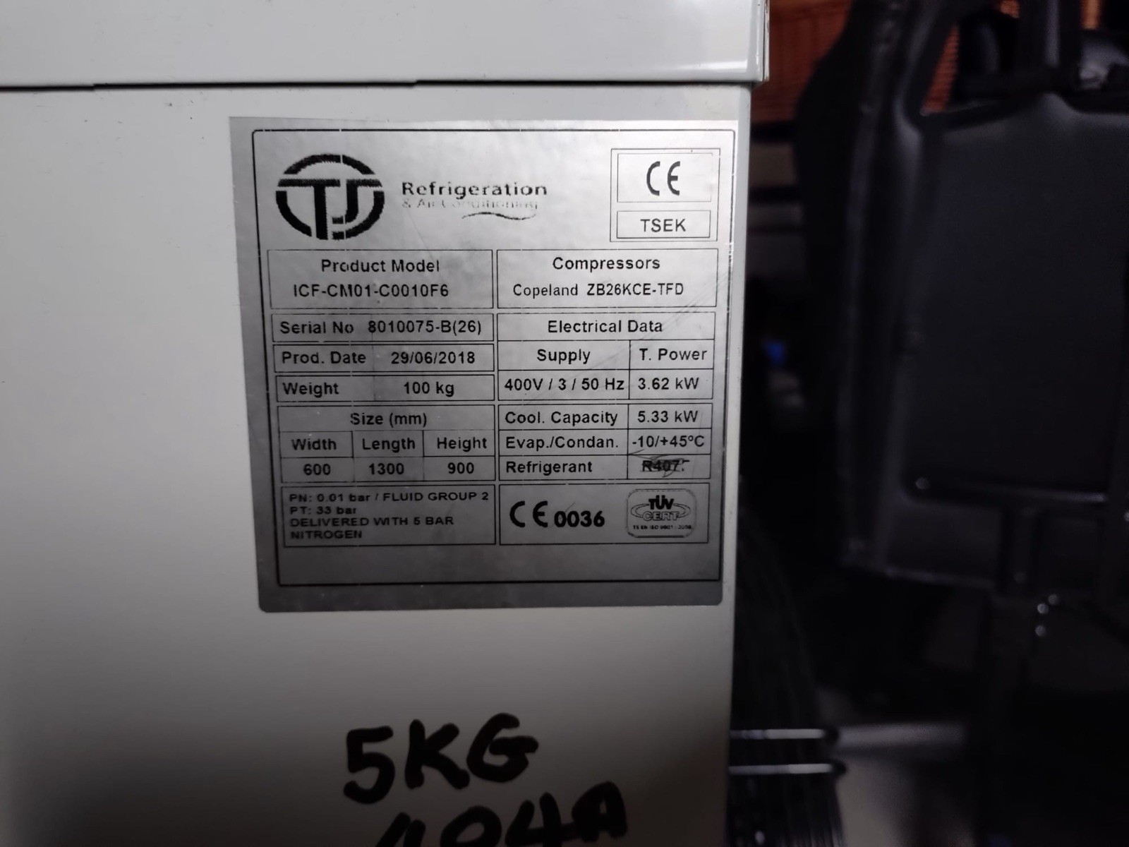 T  J Condensing Unit