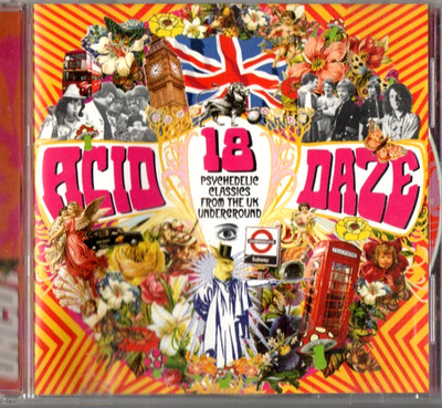 Various Acid Daze 2003 UK CD Psychedelic compiliation grade excellent SHIPS FREE