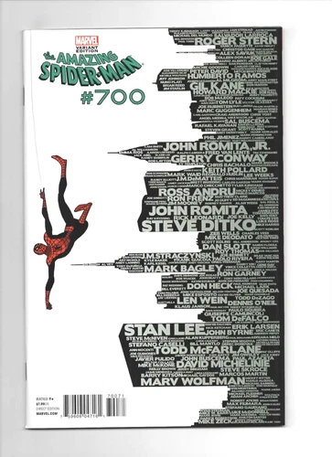 Amazing Spider-Man 700 Marcos Martin 1:25 skyline variant 2012 NM 9.4 $1 start!