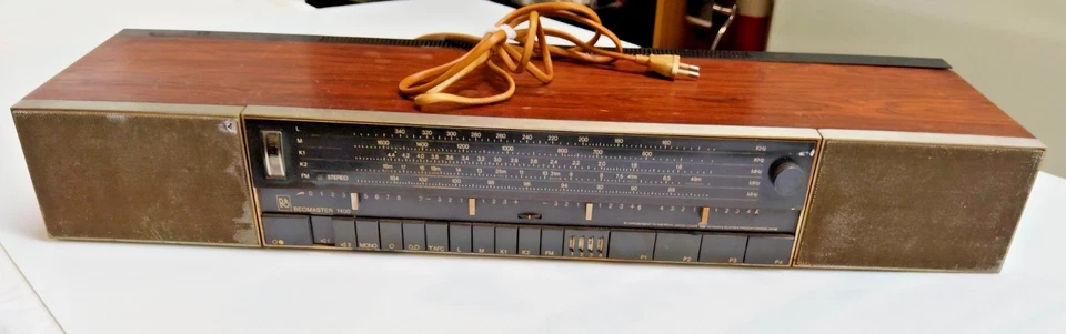 Scarce B&O Bang & Olufsen Beomaster 1400K Radio Receiver w speakers inbuilt -AF