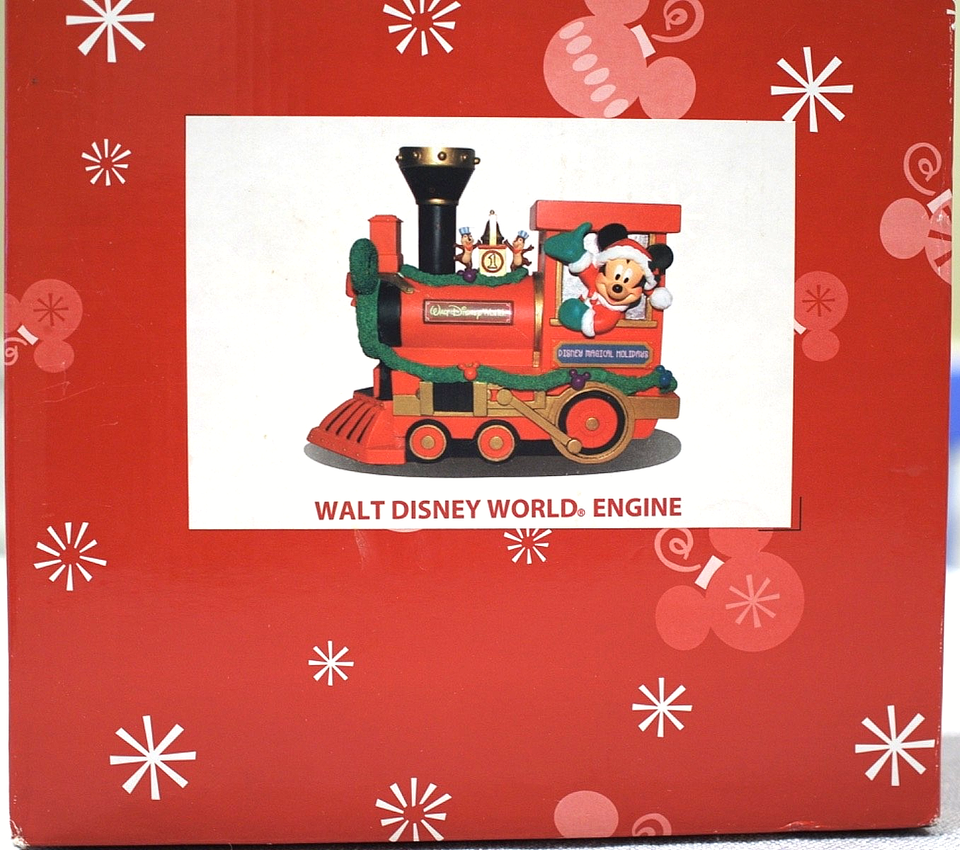 Walt Disney Holiday Collection Theme Park Train Engine Mickey ...