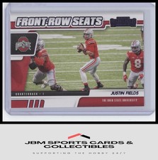 2021 Panini Contenders Draft Picks #2 Justin Fields Front-Row Seats Purple