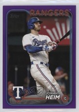 2024 Topps Series 1 Meijer Purple Jonah Heim #235 00jz