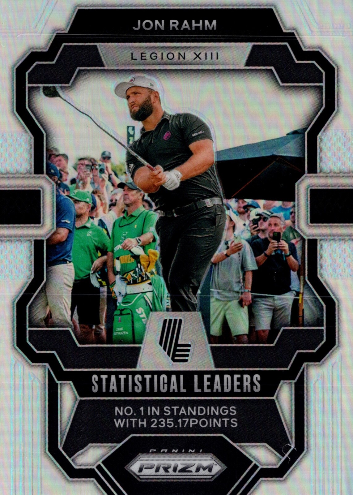 Jon Rahm #99 Silver Prizm 2024 Panini Prizm LIV Golf Stats Leader Card