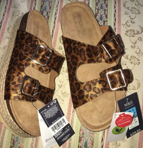 m&s leopard print shoes
