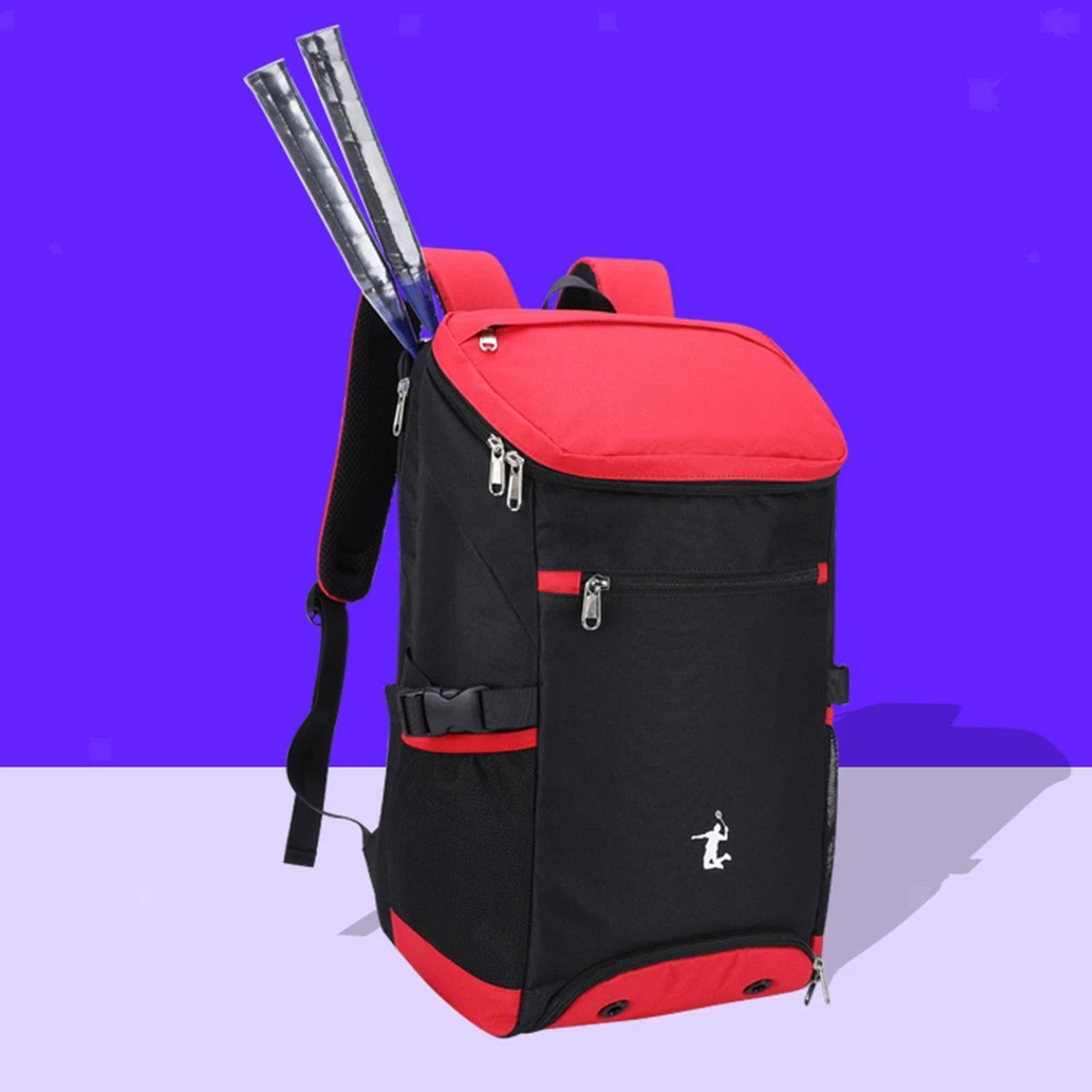 Squash bag with shop shoe compartment