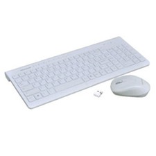 MEDIACOM WIRELESS DESKTOP NX940 KIT TASTIERA E MOUSE BIANCHI CON NANO RICEVITORE