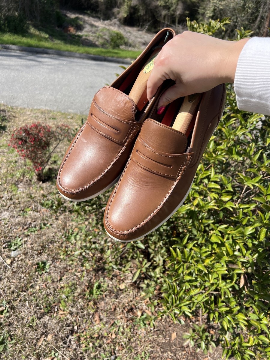 Rockport Men’s Brown Leather Slip On Loafers Size 13 Men main image 3