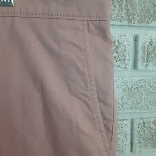 Pantaloncini corti Goodfellow nuovi con etichetta Linden Flat Front taglia 38 rosa corallo - Foto 4 di 7