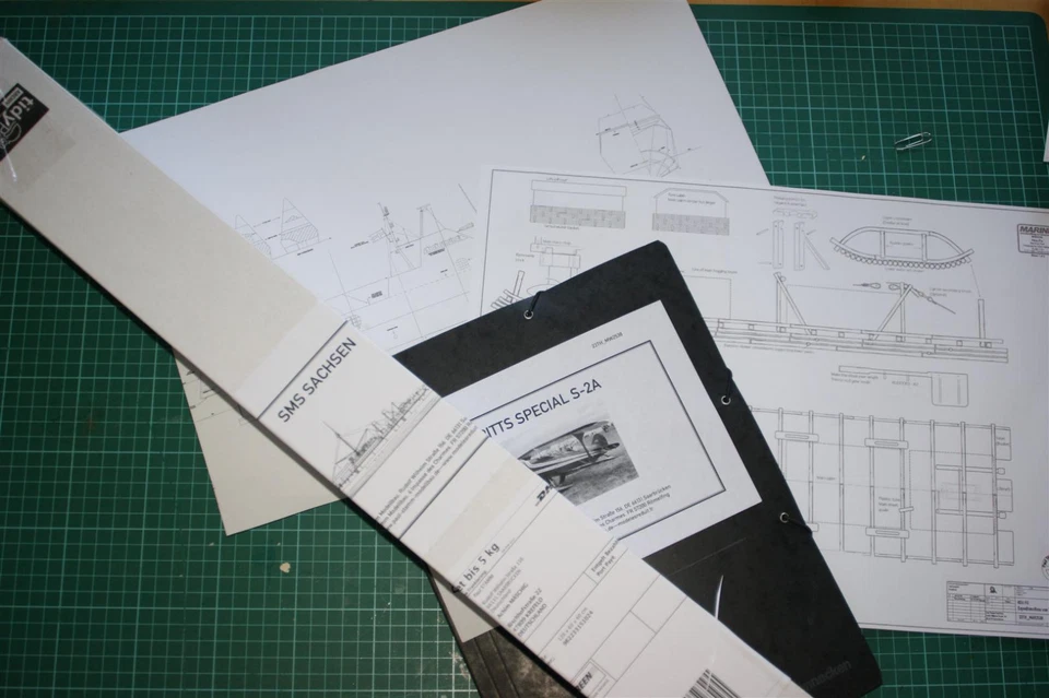 OBERLECHNER MG 19A STEINADLER, Segelflugzeug (Spannweite: 3730mm) Modellbauplan - Bild 2 von 2