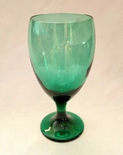 SET OF 4 LIBBEY PREMIERE 7" JUNIPER GLASS ICED TEA GOBLET TEARDROP