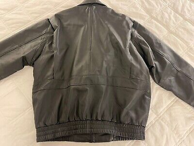 St John's Bay Black Leather Bomber Jacket XLT | eBay St John's Bay Black Leather Bomber Jacket XLT | eBay