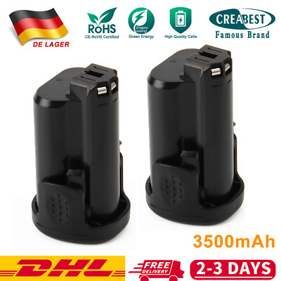 2x 3500mAh Lithium Batterie Für Dremel B812-01 B812-02 8200 8220 8300 12V Akku