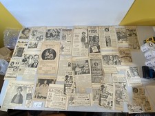 rare BIG vintage Shirley Temple Lot Scrapbook Pictures Photos Ads Dolls 13E44