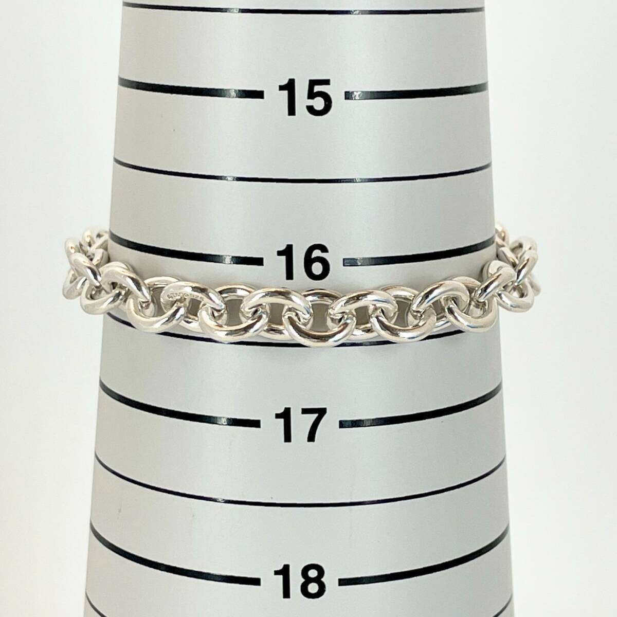 最終価格Tiffany＆Co. silver925 chain bracelet Tiffany & Co. Circle Link Silver Bracelet Sv925 Donut Chain