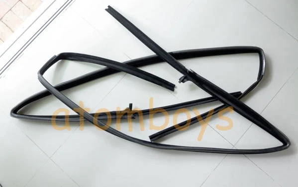 适用于日产探路者硬体 D21 门玻璃窗通道毛毡运行橡胶 — 第 3/4 张图片