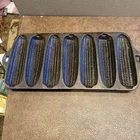 Vintage Wagner Ware Cast Iron Cornbread Corn Stick Muffin Pan 7 very good cond.