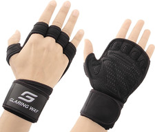 Guantes acolchados de levantamiento de pesas para hombres y mujeres