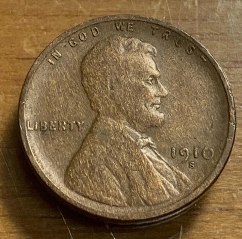 1910-S Lincoln Cent Fine Condition SKU# 34085