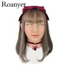 Roanyer Silicone Realistic Mask for Crossdresser Cosplay Transgender