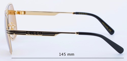 Brand New Authentic Gucci 0981S 003 GG Lens 60-18-145 Frame Sunglass---unisex - Picture 3 of 12