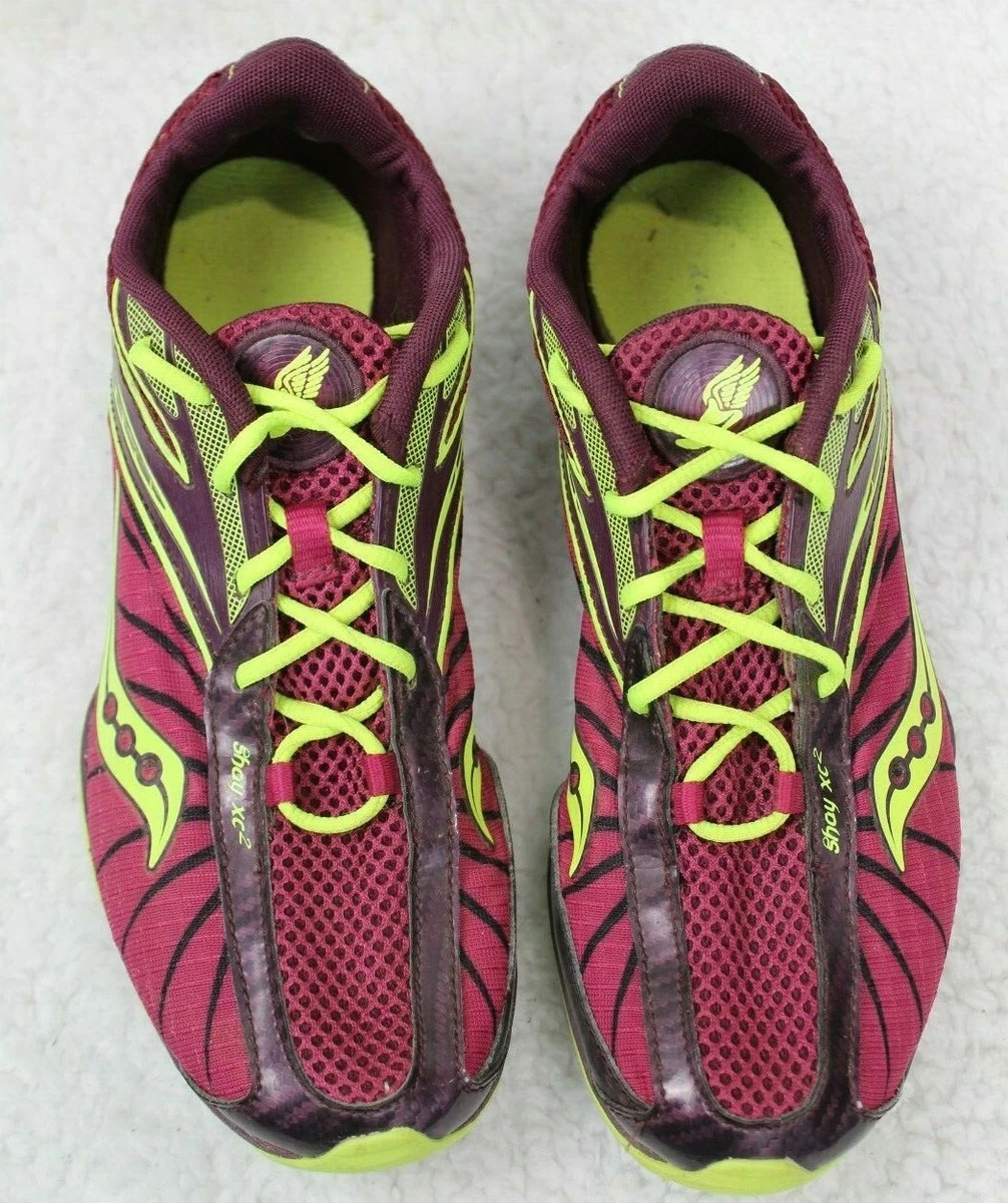 Saucony Shay XC2 Plum Citron Running Shoes 10083 1 Womens Size 8