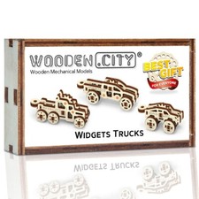 WOODEN CITY 3D Wooden Car Puzzle   Widgets Trucks WR333