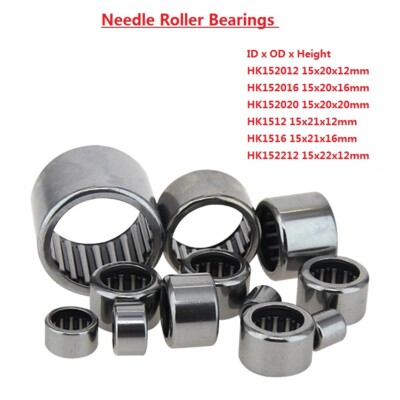 Drawn Cup Needle Roller Bearing HK152012 HK152016 HK152020 HK1512/1516 HK152212
