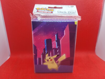 Ultra Pro Pokemon TCG Pikachu Shimmering Skyline Full View  Deck Box 75 Cards