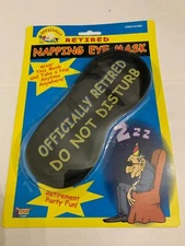 2007 Retired Napping Eye Mask Gag Gift NOS Sealed In Package