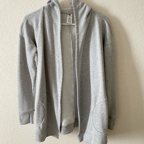 Casual Hooded Sweatshirt Cardigan Size 