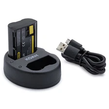Koah Battery with Dual Charger for Nikon ENEL15B