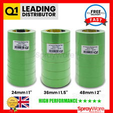Q1 High Performance Masking Tape Roll 24/36/48mm Sleeve Professional Tape 110c
