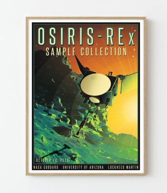 OSIRIS NASA Space Travel Poster Print