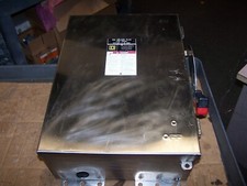 SQUARE D 60 AMP NON-FUSIBLE SS SAFETY SWITCH 2 OR 3 PHASE 4P 600 VAC 3R,4X, 5 12