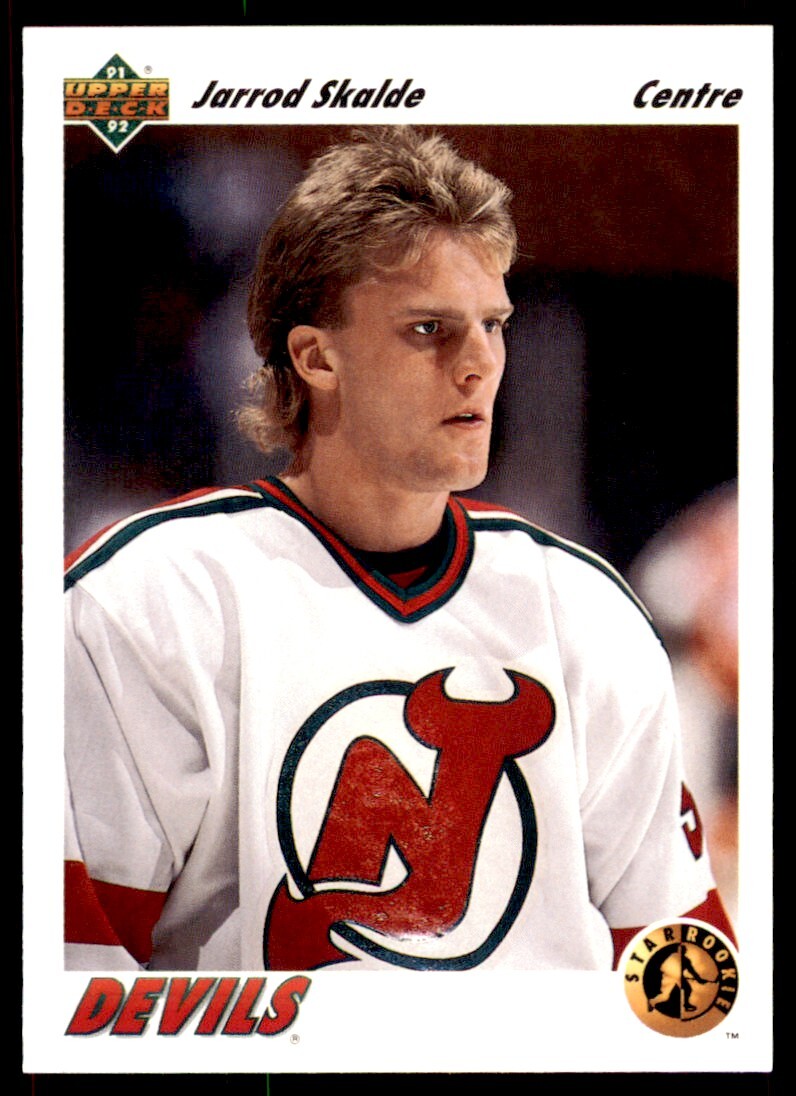 1991-92 Upper Deck French Jarrod Skalde Rookie . New Jersey Devils #446