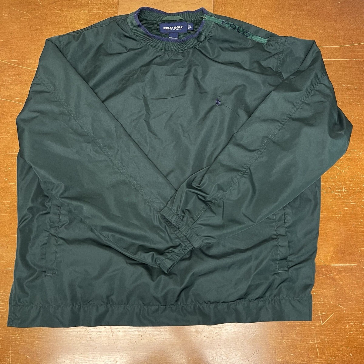Vintage Polo Ralph Lauren Jacket Mens Large Green Pullover