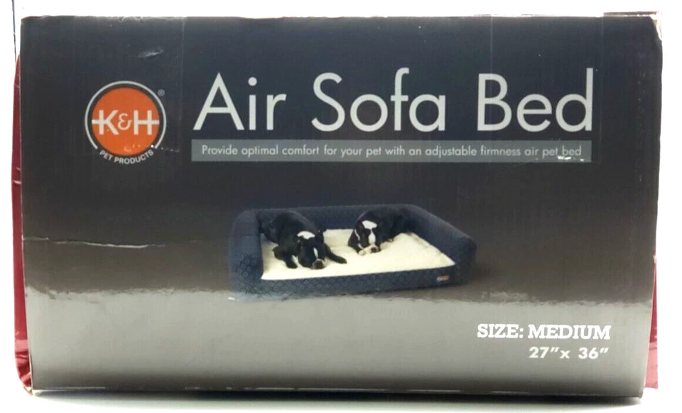 Sofá inflable cama para perros K&H Pet Products colchón de aire ligero cama para mascotas... Foto 3 de 4