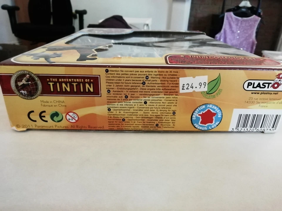 The Adventures of Tintin 10 Figure Handpainted Collector Set Plastoy 2011 - Image 3 of 4