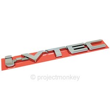Oem Honda Chrome I-vtec Emblem Badge Ivtec Logo Genuine Part Usdm