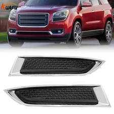 Headlight Cover Bezel Trim For 2013-2016 GMC Acadia # 20982400, 20982401 Pair
